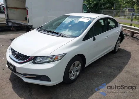 2013 Honda Civic Lx из США, поврежденный, VIN 2HGFB2F51DH601391